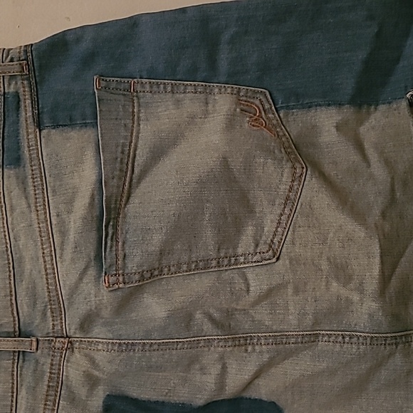 EXPRESS Multi-Color Denim Skirt Size 12 - Picture 8 of 10